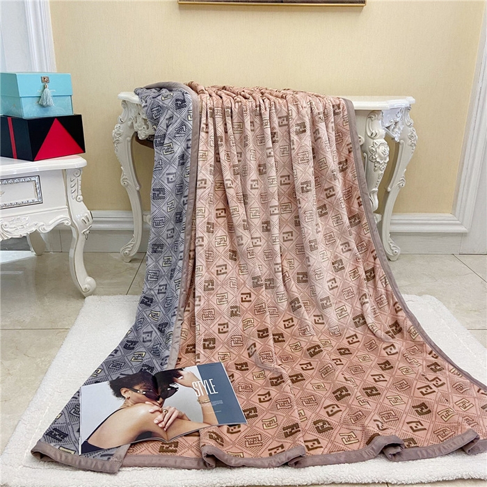 91家纺网 家纺一手货源 找家纺 卡奥2025AB版云貂绒毛毯直播爆款法莱绒休闲盖毯沙发毯午睡毯空调毯子 粉格瑞