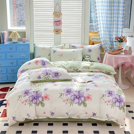 91家纺网 家纺一手货源 找家纺 （总）红馆 2025新款全棉12868印花单品被套