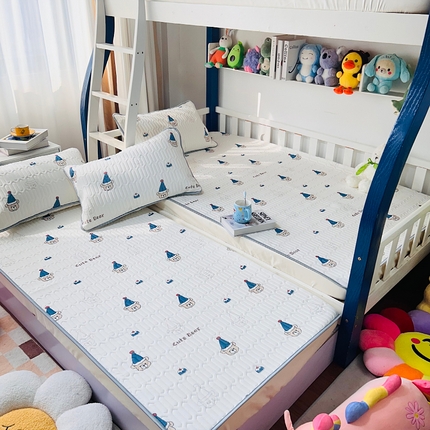 小虾米 2025乳胶凉席上下床床笠 圣诞小熊