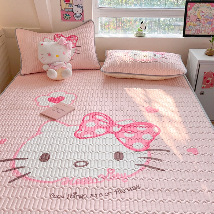 91家纺网 家纺一手货源 找家纺 （总）金爱家 2025新款正版三丽鸥凉感乳胶凉席