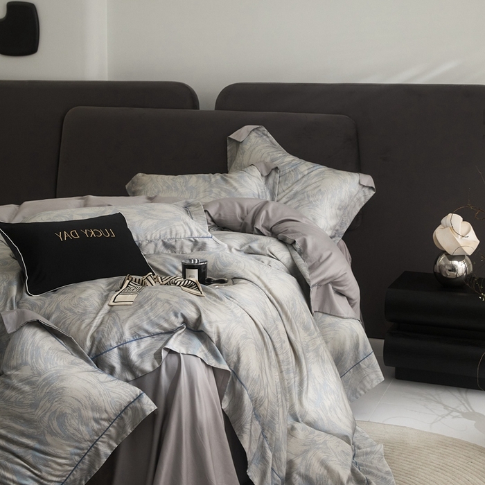 91家纺网 家纺一手货源 找家纺 金奇达2025新款【盛夏流年】-茧养莱赛尔四件套（标准号全网控价（折后券后）不低于258元） 圣戈尔