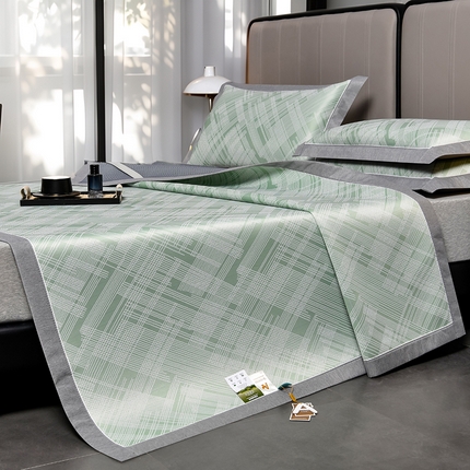 91家纺网 家纺一手货源 找家纺 （总）小牛席业 2025新款简单生活-清凉冰丝席系列凉席藤席冰藤席冰丝席竹席空调席草席乳胶席豆豆席三件套