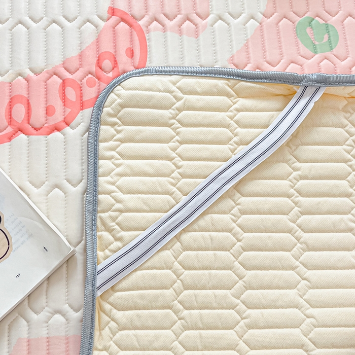 91家纺网 家纺一手货源 找家纺 川悦生活 2025新款大阪凉感丝凉席 蜜心奶团