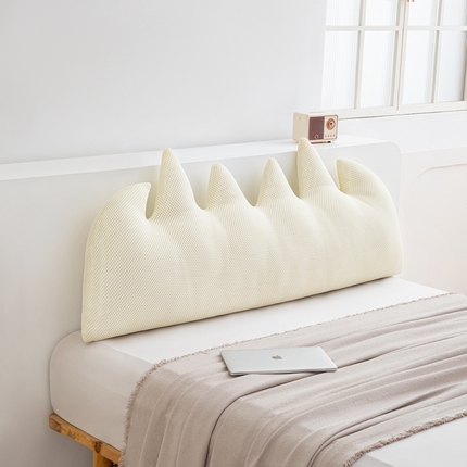 沐沐家纺 2026新款山峦靠背 白色
