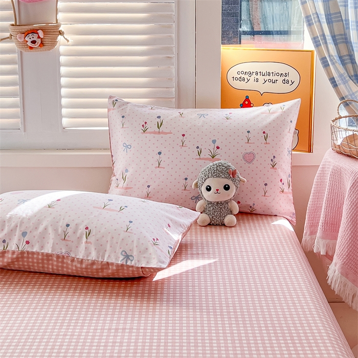 91家纺网 家纺一手货源 找家纺 （总）红馆 2025新款12868全棉印花单枕套