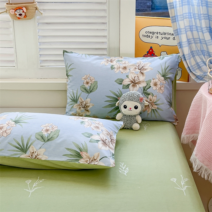 91家纺网 家纺一手货源 找家纺 （总）红馆 2025新款12868全棉印花单枕套