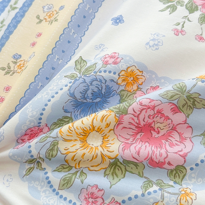 91家纺网 家纺一手货源 找家纺 欧夏家纺 2025新款里外全棉印花夏被100%新疆棉花 小资派