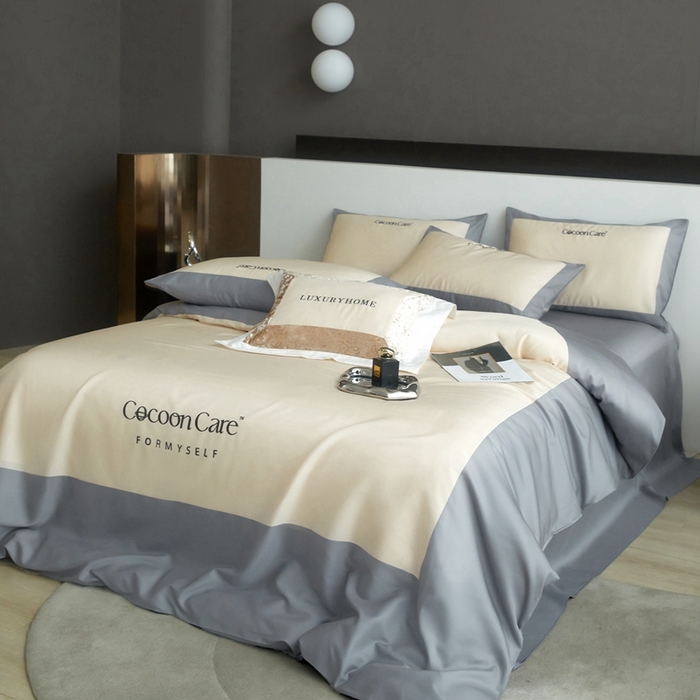 91家纺网 家纺一手货源 找家纺 金奇达2025新款【洛伊】-茧养莱赛尔四件套（标准号全网控价（折后券后）不低于258元） 洛伊-战舰兰