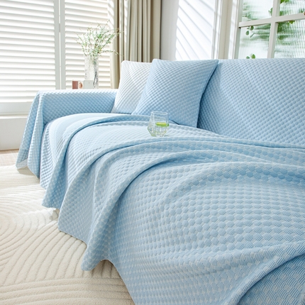 91家纺网 家纺一手货源 找家纺 （总）沐沐 2026新款冰豆豆沙发巾