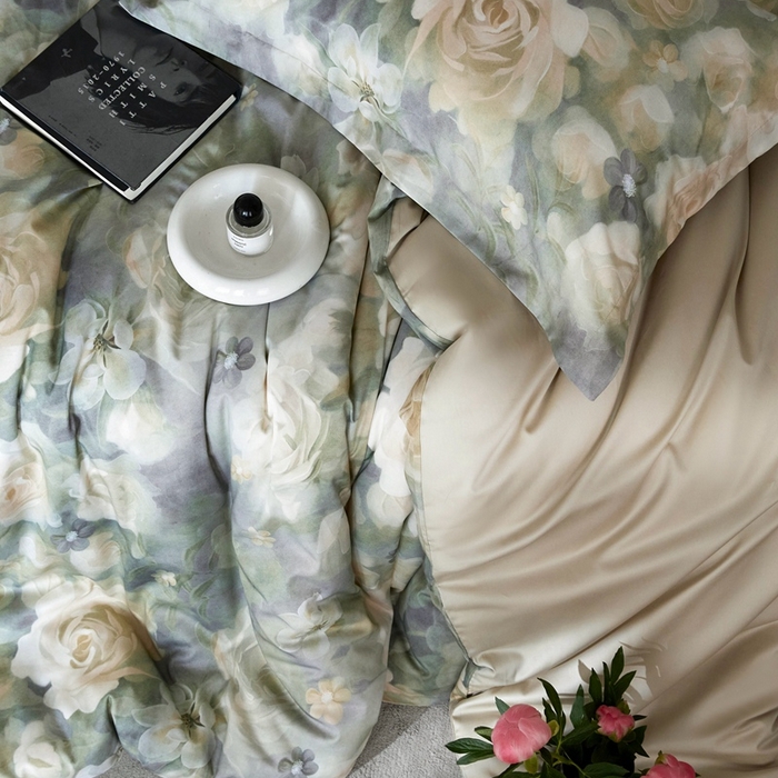 91家纺网 家纺一手货源 找家纺 金奇达2025新款【艺术花卉】-茧养莱赛尔四件套（标准号全网控价（折后券后）不低于228元） 清染