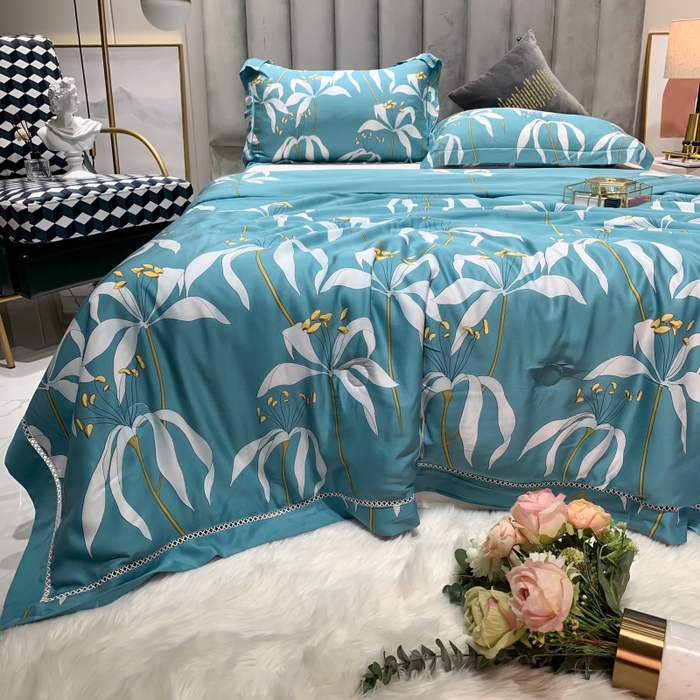 91家纺网 家纺一手货源 找家纺 棉生活家纺 2025新款春夏莫代尔天丝夏被 耶利亚