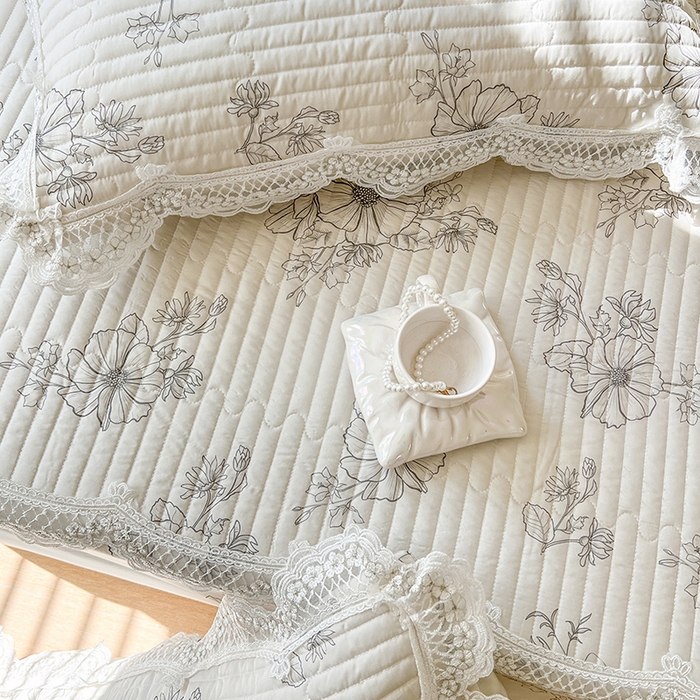 91家纺网 家纺一手货源 找家纺 麒豆豆 2025新款天丝印花床笠 琳琅