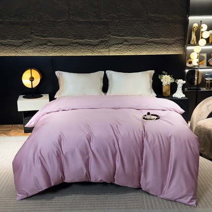 91家纺网 家纺一手货源 找家纺 （总）氧家2025新款60s贡缎长绒棉纯色随心配系列-被套