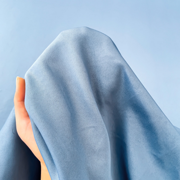 91家纺网 家纺一手货源 找家纺 纽缦家纺 2025新款纯色提花冰丝系列床单单件-单床单 水光蓝