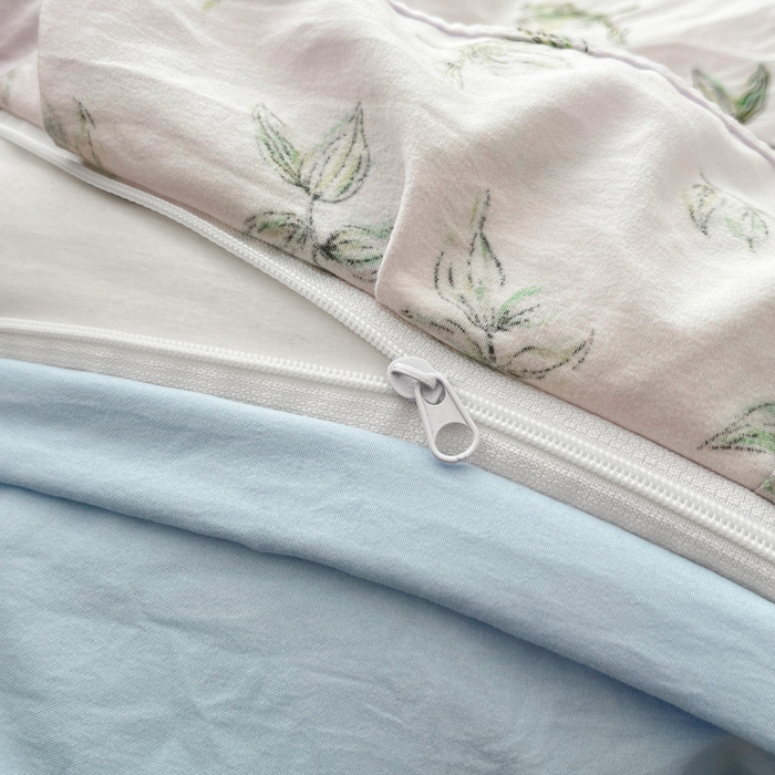 91家纺网 家纺一手货源 找家纺 雨帆家纺2025新款水洗棉印花四件套 夏日风情