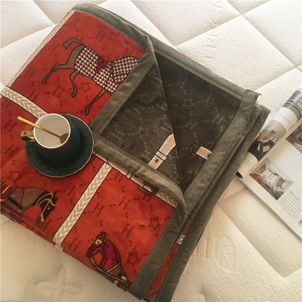 91家纺网 家纺一手货源 找家纺 总-卡奥2025AB版云貂绒毛毯直播爆款法莱绒休闲盖毯沙发毯午睡毯空调毯子