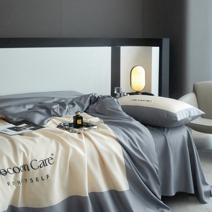 91家纺网 家纺一手货源 找家纺 金奇达2025新款【洛伊】-茧养莱赛尔四件套（标准号全网控价（折后券后）不低于258元） 洛伊-战舰兰