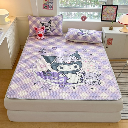 金爱家 2025新款正版三丽鸥凉感乳胶凉席 信封库洛米