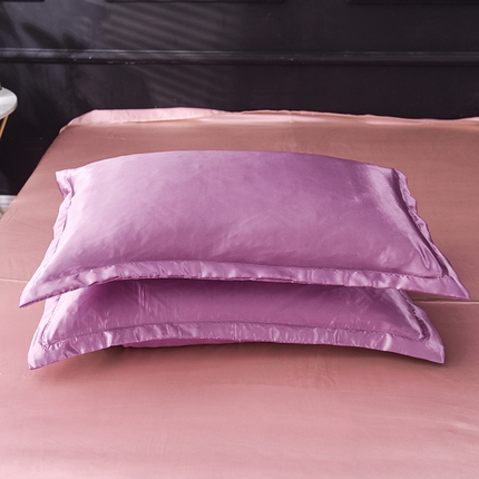 经年  2025年特价款丝绸水洗冰丝四件套-单枕套 直播爆款 豆沙玉色