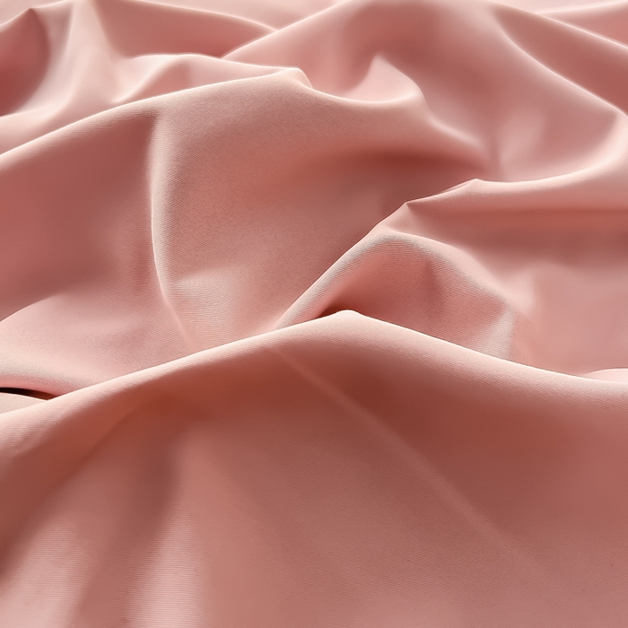 91家纺网 家纺一手货源 找家纺 曲之慕 2025新品四季款高端刺绣四件套简约可水洗轻奢纯色刺绣四件套 梦飞令浪漫粉