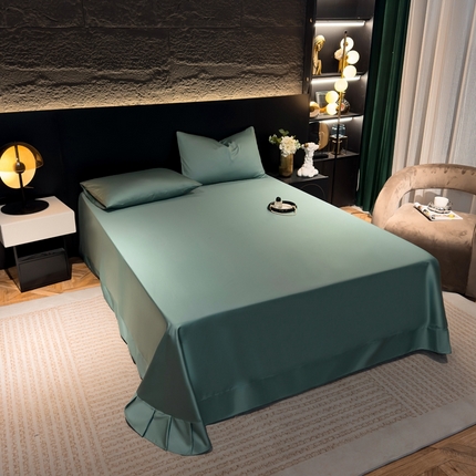 91家纺网 家纺一手货源 找家纺 （总）氧家2025新款60s贡缎长绒棉纯色随心配系列-床单