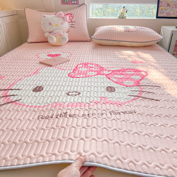 91家纺网 家纺一手货源 找家纺 （总）金爱家 2025新款正版三丽鸥凉感乳胶凉席