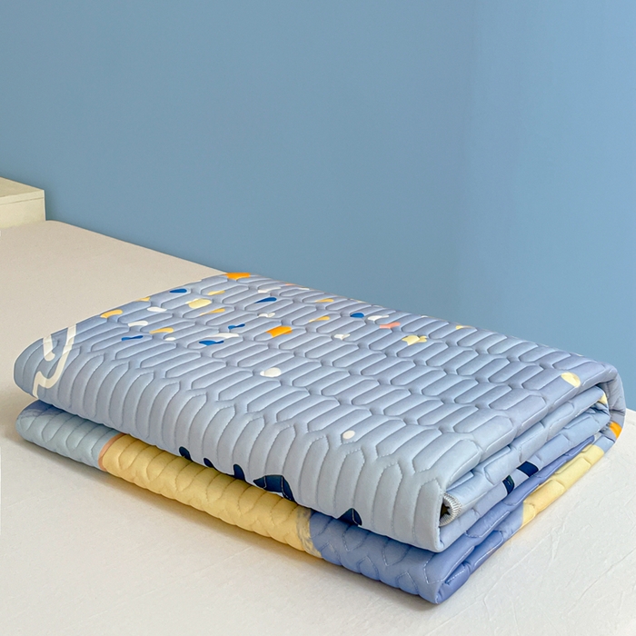 91家纺网 家纺一手货源 找家纺 川悦生活 2025新款大阪凉感丝凉席 星海