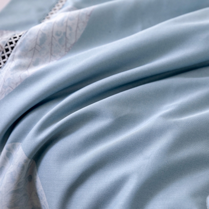 91家纺网 家纺一手货源 找家纺 棉生活家纺 2025新款春夏莫代尔天丝夏被 树影