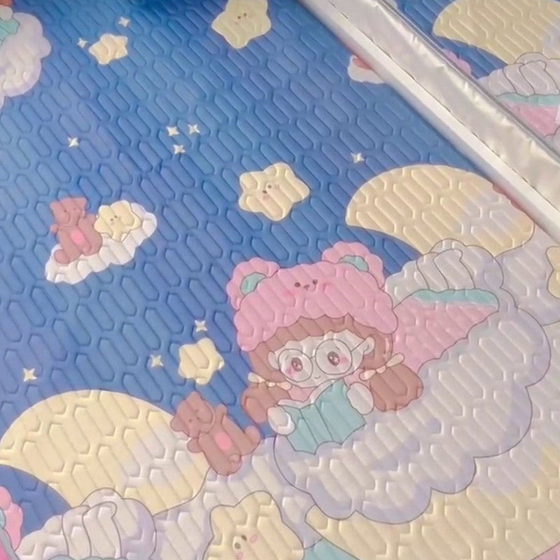 91家纺网 家纺一手货源 找家纺 小虾米 2025乳胶凉席上下床床笠 星空女孩