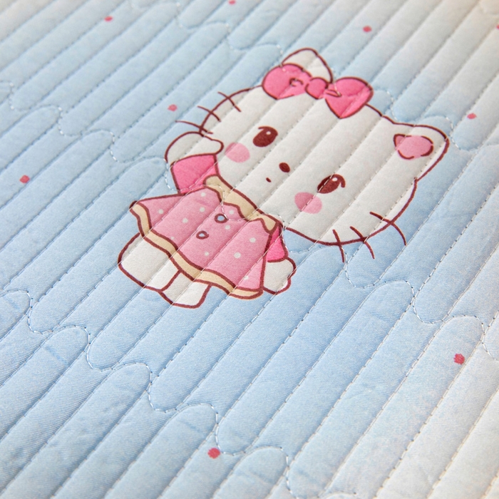 91家纺网 家纺一手货源 找家纺 情煊家纺 2025新款双面全棉夹棉枕套 甜喵