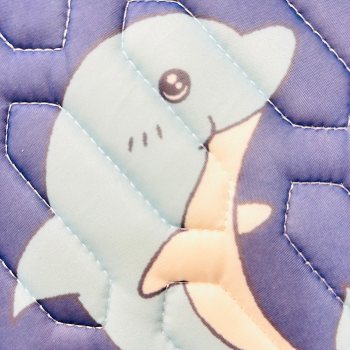 91家纺网 家纺一手货源 找家纺 小虾米 2025乳胶凉席上下床床笠 海豚宝贝