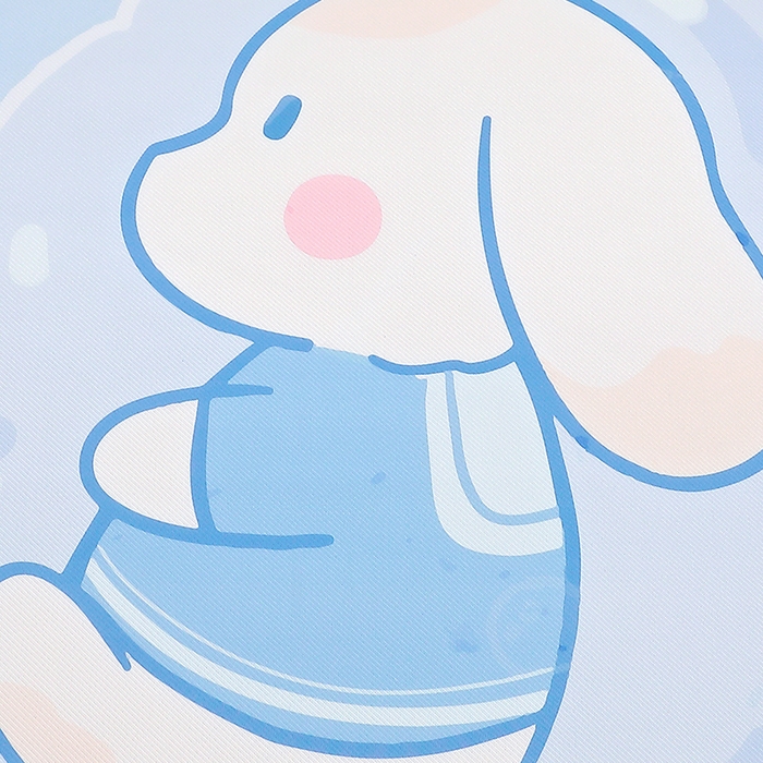 91家纺网 家纺一手货源 找家纺 八零年代 2025新品云柔牛奶丝儿童凉席套件蓝色小狗