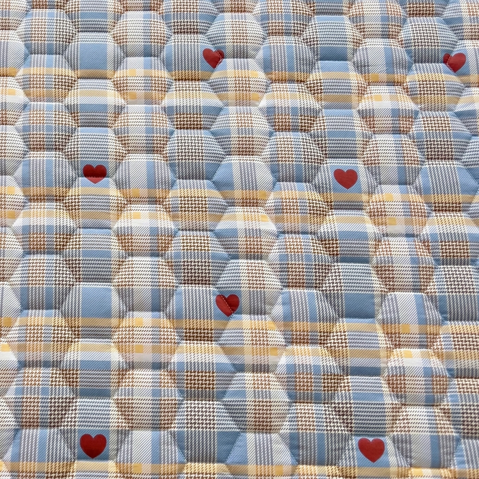 91家纺网 家纺一手货源 找家纺 情煊家纺 2025新款全棉印花小清新夹棉枕套 律动