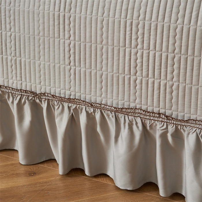 91家纺网 家纺一手货源 找家纺 恒爱家纺  2025新款莫代尔柔情似水多功能夏被床盖四件套			 			 绅士灰