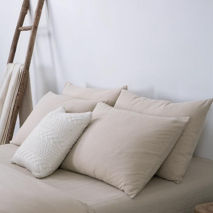 91家纺网 家纺一手货源 找家纺 玖弘家居 2025新款水洗棉单被套 卡其