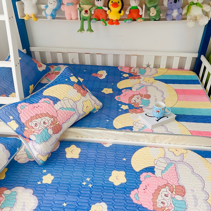 91家纺网 家纺一手货源 找家纺 小虾米 2025乳胶凉席上下床床笠 星空女孩