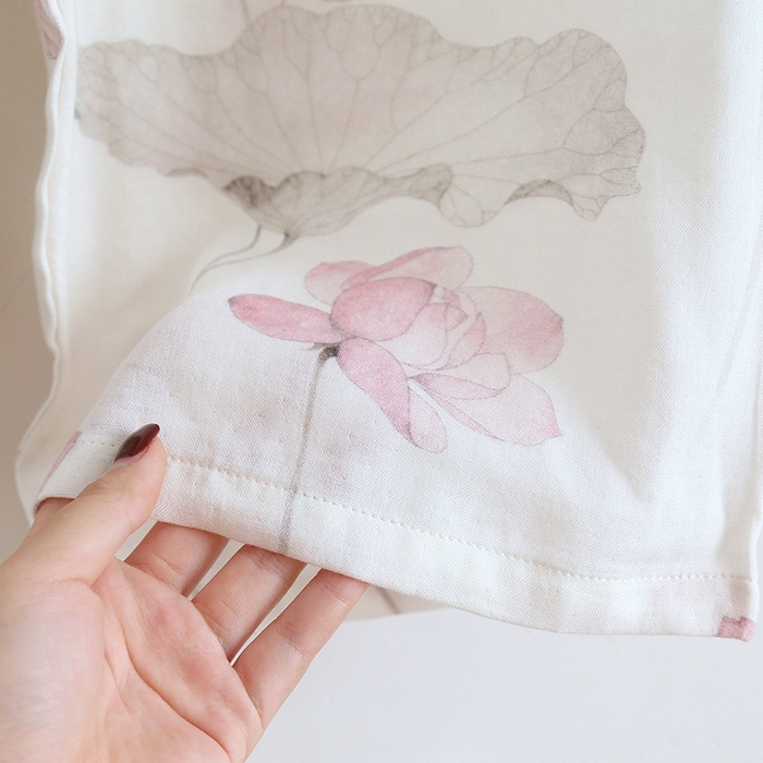 91家纺网 家纺一手货源 找家纺 洛兰沙家居馆【只代发】【只代发】 2025新款国风竹纤维鸟语花香春夏女睡衣大码长袖长裤自带凉感休闲套装 ls1310