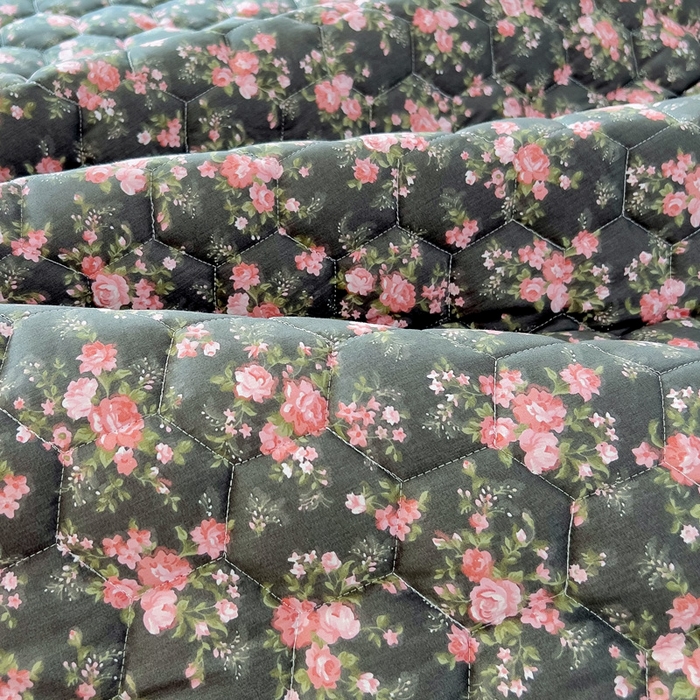 91家纺网 家纺一手货源 找家纺 情煊家纺 2025新款全棉印花小清新夹棉枕套 白兰地