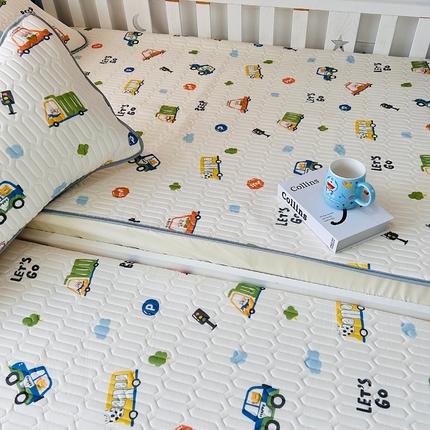 小虾米 2025乳胶凉席上下床床笠 小汽车