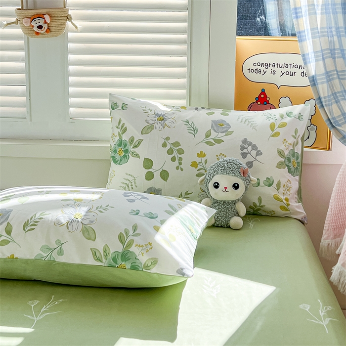 91家纺网 家纺一手货源 找家纺 （总）红馆 2025新款12868全棉印花单枕套