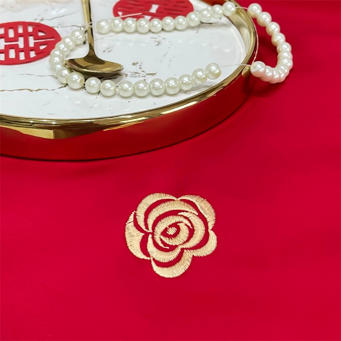 91家纺网 家纺一手货源 找家纺 甜咪咪婚庆 2025新款纯棉全棉面料刺绣结婚 婚庆 四件套 多件套  小红书推荐热款 爱的港湾