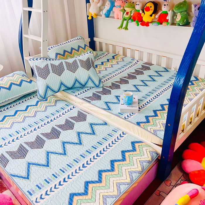 91家纺网 家纺一手货源 找家纺 小虾米 2025乳胶凉席上下床床笠 灵动