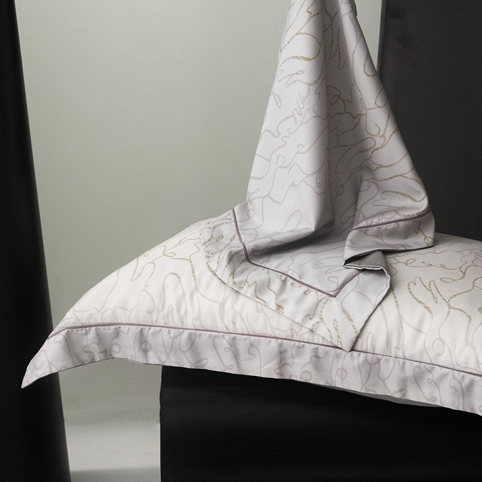 91家纺网 家纺一手货源 找家纺 金奇达2025新款【盛夏流年】-茧养莱赛尔四件套（标准号全网控价（折后券后）不低于258元） 尤克里里