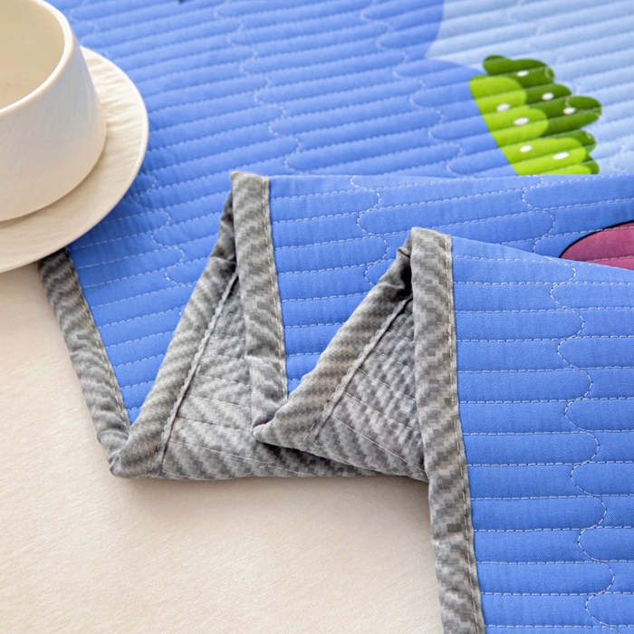 91家纺网 家纺一手货源 找家纺 情煊家纺 2025新款双面全棉夹棉枕套 史迪仔