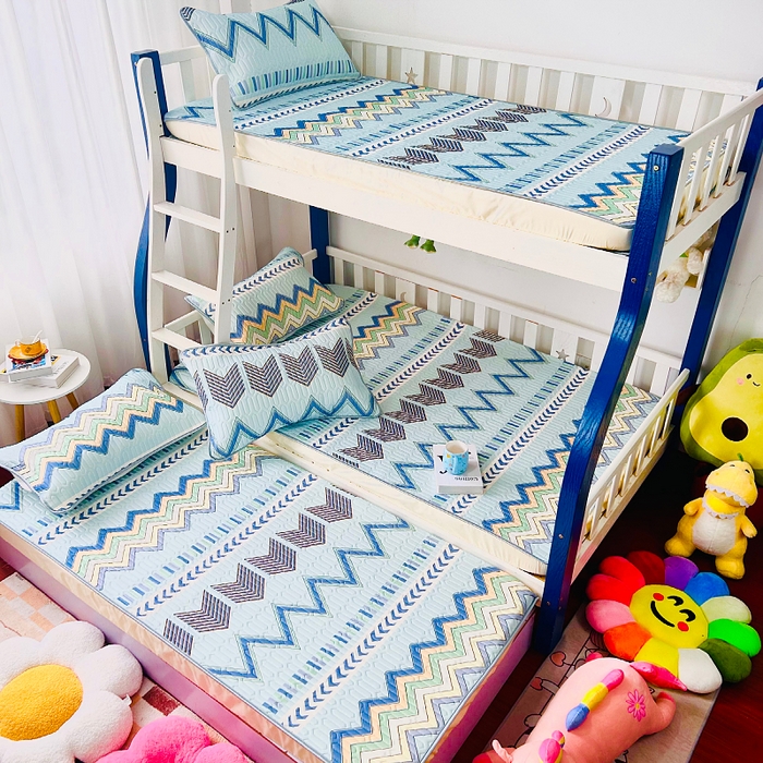 91家纺网 家纺一手货源 找家纺 小虾米 2025乳胶凉席上下床床笠 灵动