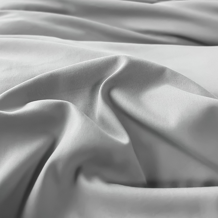 91家纺网 家纺一手货源 找家纺 曲之慕 2025新品四季款高端刺绣四件套简约可水洗轻奢纯色刺绣四件套 大麦都市灰