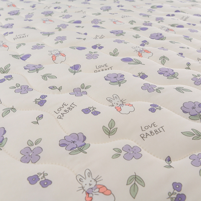 91家纺网 家纺一手货源 找家纺 圣楚 2025新款梦境凉感丝夏凉被 b花颜悦色