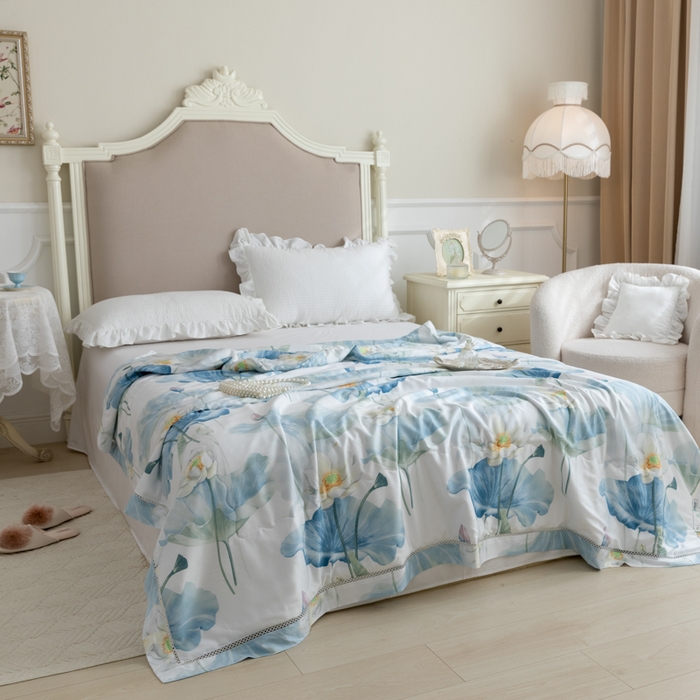 91家纺网 家纺一手货源 找家纺 （总）棉生活家纺 2025新款春夏莫代尔天丝夏被