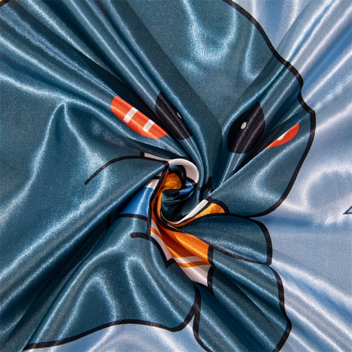 91家纺网 家纺一手货源 找家纺 梦舒羽 2025新款可水洗冰丝双人枕套凉爽情侣枕头套枕芯套 贪吃龙