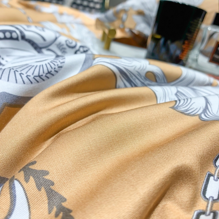 91家纺网 家纺一手货源 找家纺 棉生活家纺 2025新款春夏莫代尔天丝夏被 辉煌时刻-桔